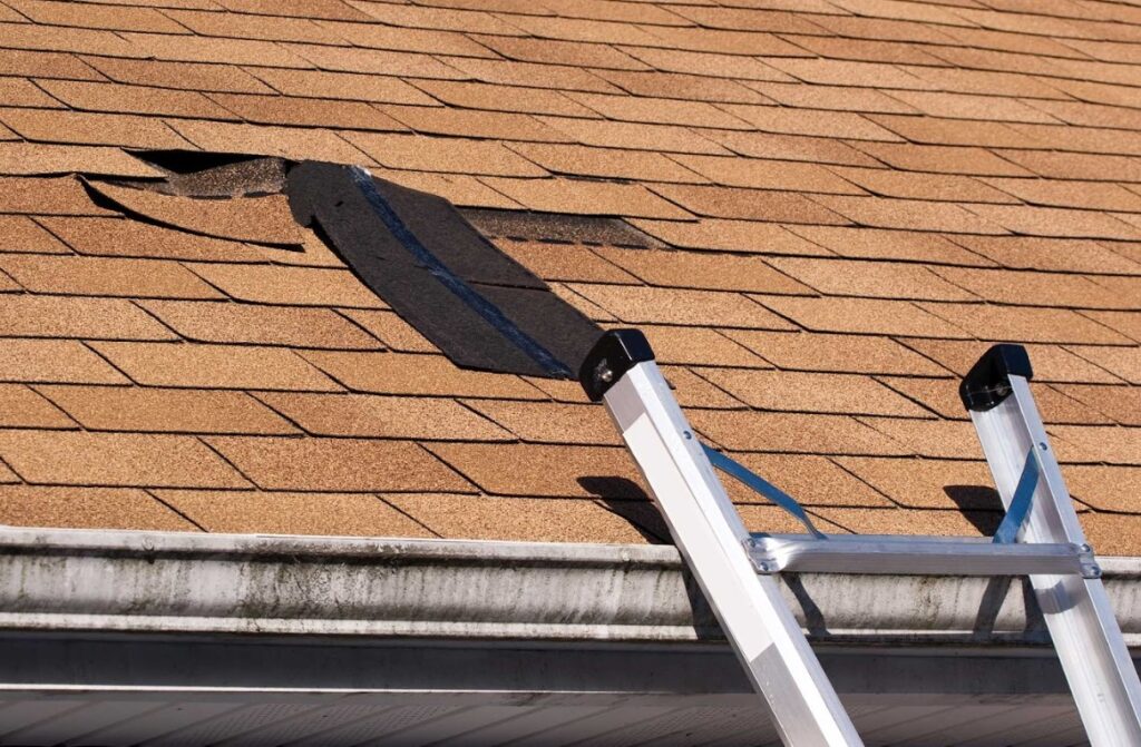 roof wind damage in Houston